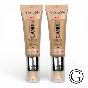 2 PACK Revlon PhotoReady Candid Foundation - 110 Porcelain